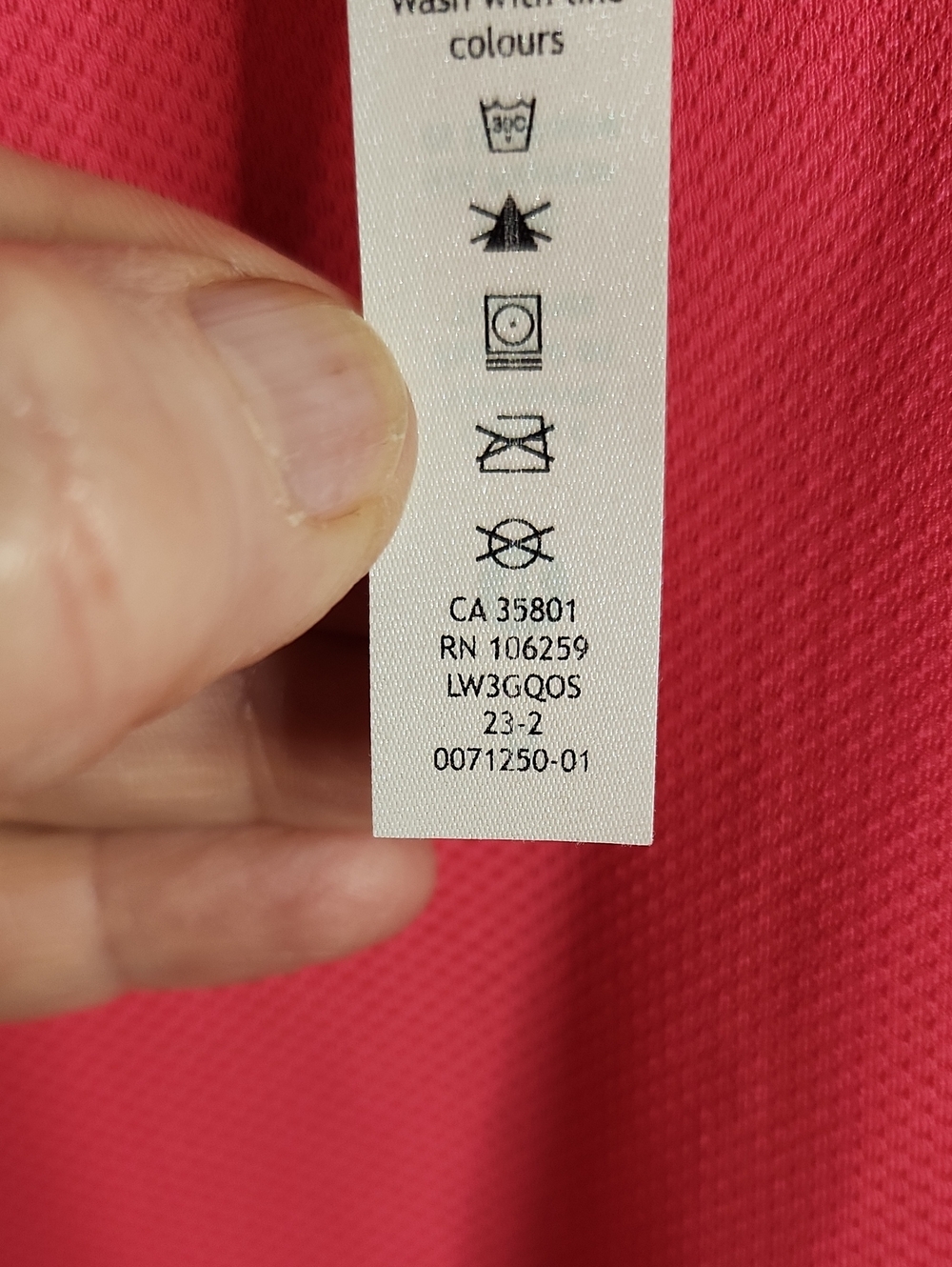 Lululemon High-Neck Running and Training T-Shirt in Lip Gloss. Sz 8. #W3GQOS - Picture 3 of 5